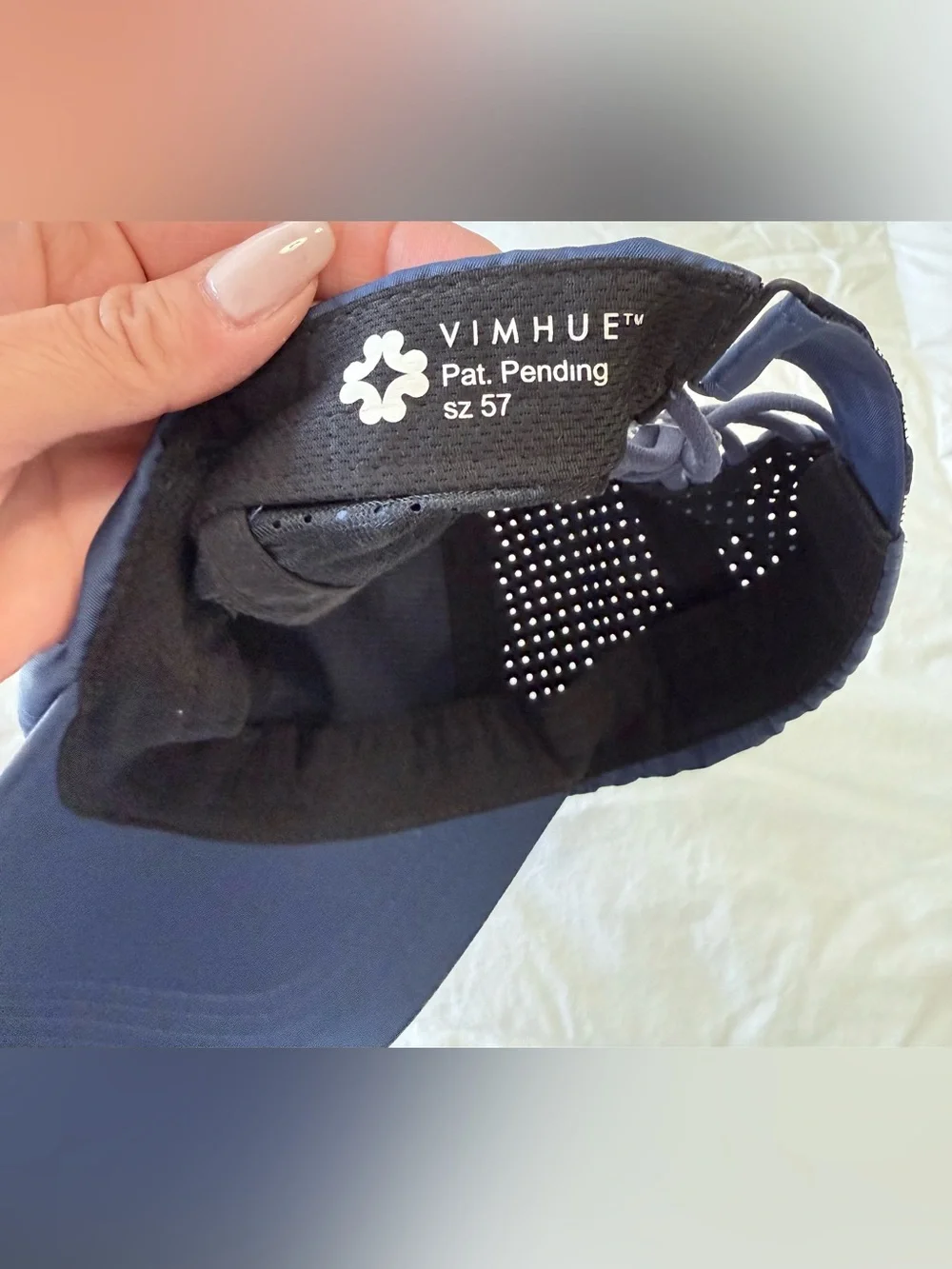 Vimhue Women's 57 | Blue Sun Goddess Style Ponytail Cap | Saratoga National Golf